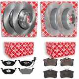 FEBI BILSTEIN Bremsbelagsatz, Scheibenbremse 16446 + Bremsscheibe 18488 + Bremsscheibe 14404 + Bremsbelagsatz, Scheibenbremse 16488