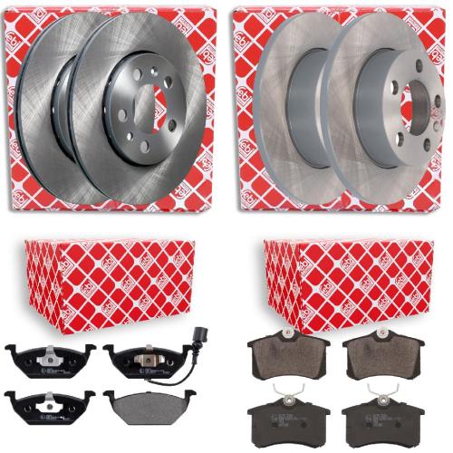 FEBI BILSTEIN Bremsbelagsatz, Scheibenbremse 16446 + Bremsscheibe 18488 + Bremsscheibe 14404 + Bremsbelagsatz, Scheibenbremse 16488 Bild FEBI BILSTEIN Bremsbelagsatz, Scheibenbremse 16446 + Bremsscheibe 18488 + Bremsscheibe 14404 + Bremsbelagsatz, Scheibenbremse 16488