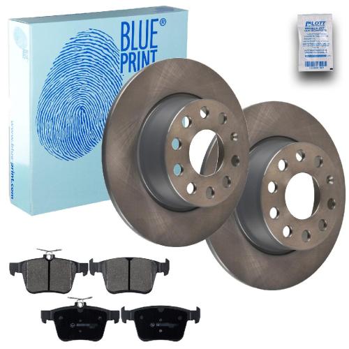 BLUE PRINT Bremsbelagsatz, Scheibenbremse ADV184243 + Bremsscheibe ADBP430012 Bild BLUE PRINT Bremsbelagsatz, Scheibenbremse ADV184243 + Bremsscheibe ADBP430012