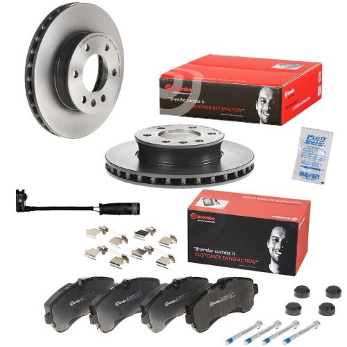 BREMBO Warnkontakt, Bremsbelagverschleiß A 00 287 + Bremsscheibe 09.A895.11 + Bremsbelagsatz, Scheibenbremse P 50 059 Bild BREMBO Warnkontakt, Bremsbelagverschleiß A 00 287 + Bremsscheibe 09.A895.11 + Bremsbelagsatz, Scheibenbremse P 50 059