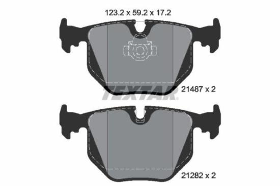 TEXTAR Bremsscheibe 92058400 + Bremsbelagsatz, Scheibenbremse 2148701 + Warnkontakt, Bremsbelagverschleiß 98019900 Bild TEXTAR Bremsscheibe 92058400 + Bremsbelagsatz, Scheibenbremse 2148701 + Warnkontakt, Bremsbelagverschleiß 98019900