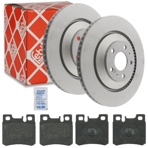 FEBI BILSTEIN Bremsscheibe 04629 + Bremsbelagsatz, Scheibenbremse 16153 Bild FEBI BILSTEIN Bremsscheibe 04629 + Bremsbelagsatz, Scheibenbremse 16153