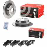 BREMBO Bremsbelagsatz, Scheibenbremse P 37 006 + Bremsscheibe 08.A533.11