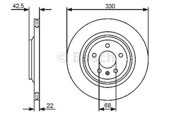 BOSCH Bremsscheibe 0 986 479 457 + Bremsbelagsatz, Scheibenbremse 0 986 494 303 Bild BOSCH Bremsscheibe 0 986 479 457 + Bremsbelagsatz, Scheibenbremse 0 986 494 303