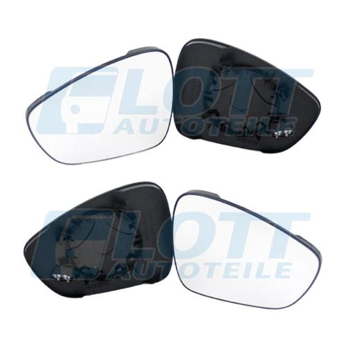 JOHNS Spiegelglas, Außenspiegel 23 08 38-81 + Spiegelglas, Außenspiegel 23 08 37-81 Bild JOHNS Spiegelglas, Außenspiegel 23 08 38-81 + Spiegelglas, Außenspiegel 23 08 37-81