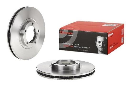 BREMBO Bremsbelagsatz, Scheibenbremse P 24 049 + Bremsscheibe 09.6967.14 Bild BREMBO Bremsbelagsatz, Scheibenbremse P 24 049 + Bremsscheibe 09.6967.14