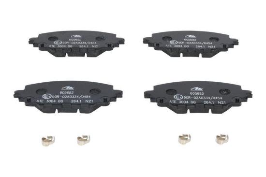 ATE Bremsscheibe 24.0122-0300.1 + Bremsbelagsatz, Scheibenbremse 13.0460-5682.2 Bild ATE Bremsscheibe 24.0122-0300.1 + Bremsbelagsatz, Scheibenbremse 13.0460-5682.2