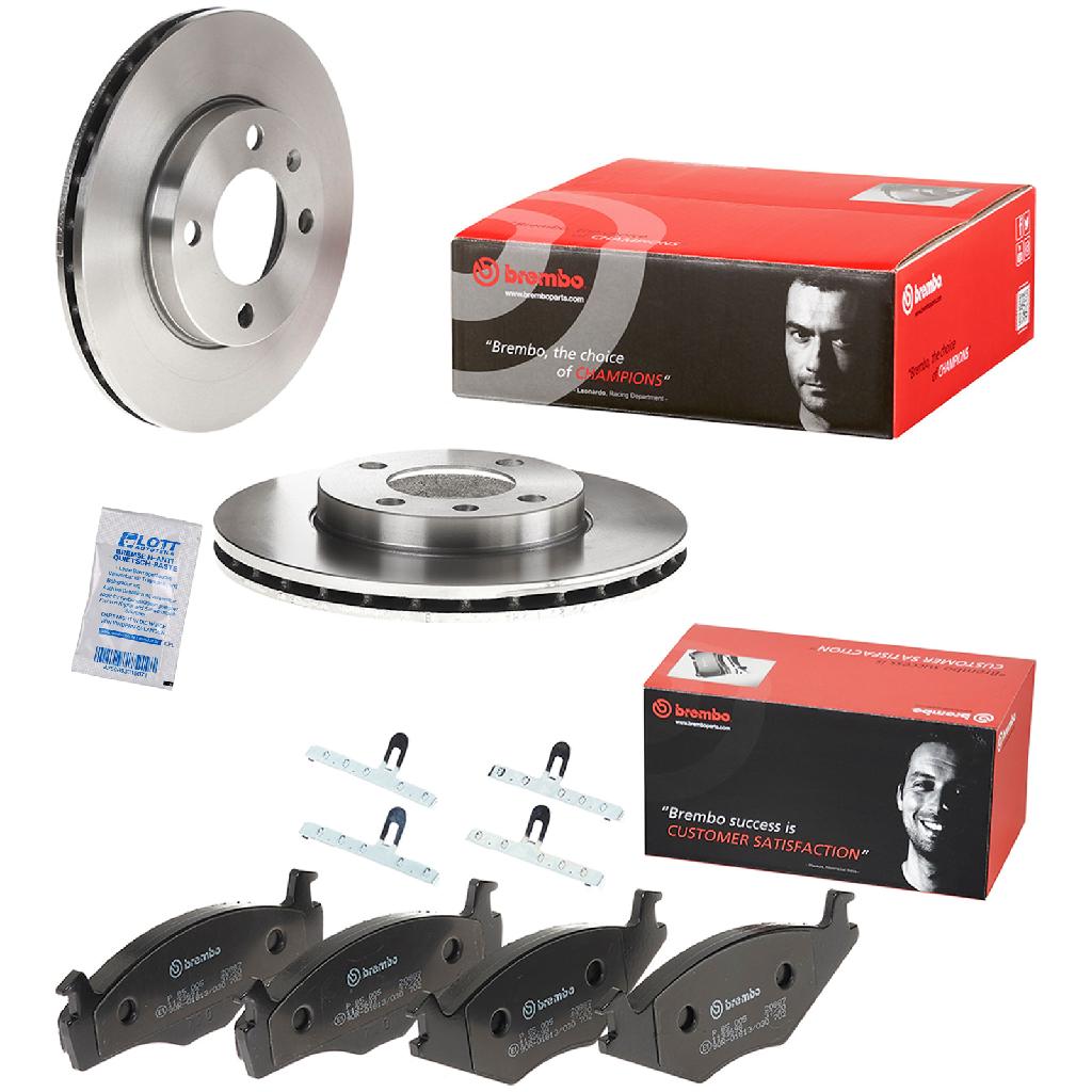 BREMBO Bremsscheibe 09.4765.14 + Bremsbelagsatz, Scheibenbremse P 85 005