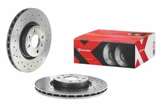 BREMBO Bremsscheibe 09.4939.1X + Bremsbelagsatz, Scheibenbremse P 23 077 Bild BREMBO Bremsscheibe 09.4939.1X + Bremsbelagsatz, Scheibenbremse P 23 077