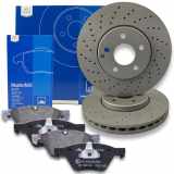 ATE Bremsbelagsatz, Scheibenbremse 13.0460-7185.2 + Warnkontakt, Bremsbelagverschleiß 24.8190-0244.2 + Bremsscheibe 24.0128-0208.2 + Bremsscheibe 24.0128-0209.2