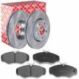 FEBI BILSTEIN Bremsbelagsatz, Scheibenbremse 16473 + Bremsscheibe 22698