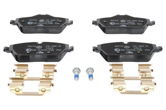 ATE Bremsscheibe 24.0322-0248.1 + Bremsbelagsatz, Scheibenbremse 13.0460-2710.2 Bild ATE Bremsscheibe 24.0322-0248.1 + Bremsbelagsatz, Scheibenbremse 13.0460-2710.2