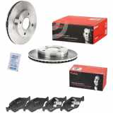 BREMBO Bremsscheibe 09.6727.34 + Bremsbelagsatz, Scheibenbremse P 24 055