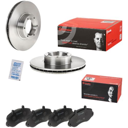 BREMBO Bremsbelagsatz, Scheibenbremse P 68 025 + Bremsscheibe 09.7717.10 Bild BREMBO Bremsbelagsatz, Scheibenbremse P 68 025 + Bremsscheibe 09.7717.10