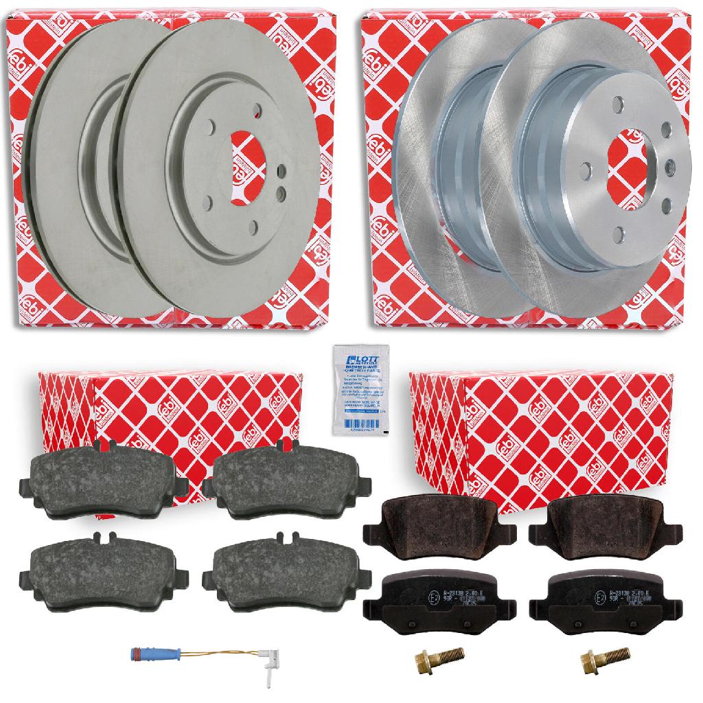 FEBI BILSTEIN Bremsscheibe 22931 + Bremsbelagsatz, Scheibenbremse 16439 + Bremsscheibe 23997 + Bremsbelagsatz, Scheibenbremse 16525