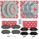 FEBI BILSTEIN Bremsscheibe 22931 + Bremsbelagsatz, Scheibenbremse 16439 + Bremsscheibe 23997 + Bremsbelagsatz, Scheibenbremse 16525