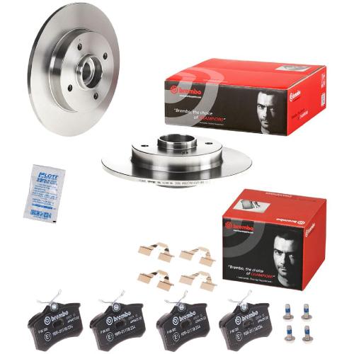 BREMBO Bremsscheibe 08.A858.17 + Bremsbelagsatz, Scheibenbremse P 85 020 Bild BREMBO Bremsscheibe 08.A858.17 + Bremsbelagsatz, Scheibenbremse P 85 020