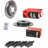 BREMBO Bremsscheibe 08.A029.1X + Bremsbelagsatz, Scheibenbremse P 59 042