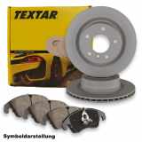 TEXTAR Bremsbelagsatz, Scheibenbremse 2446703 + Bremsscheibe 92116703