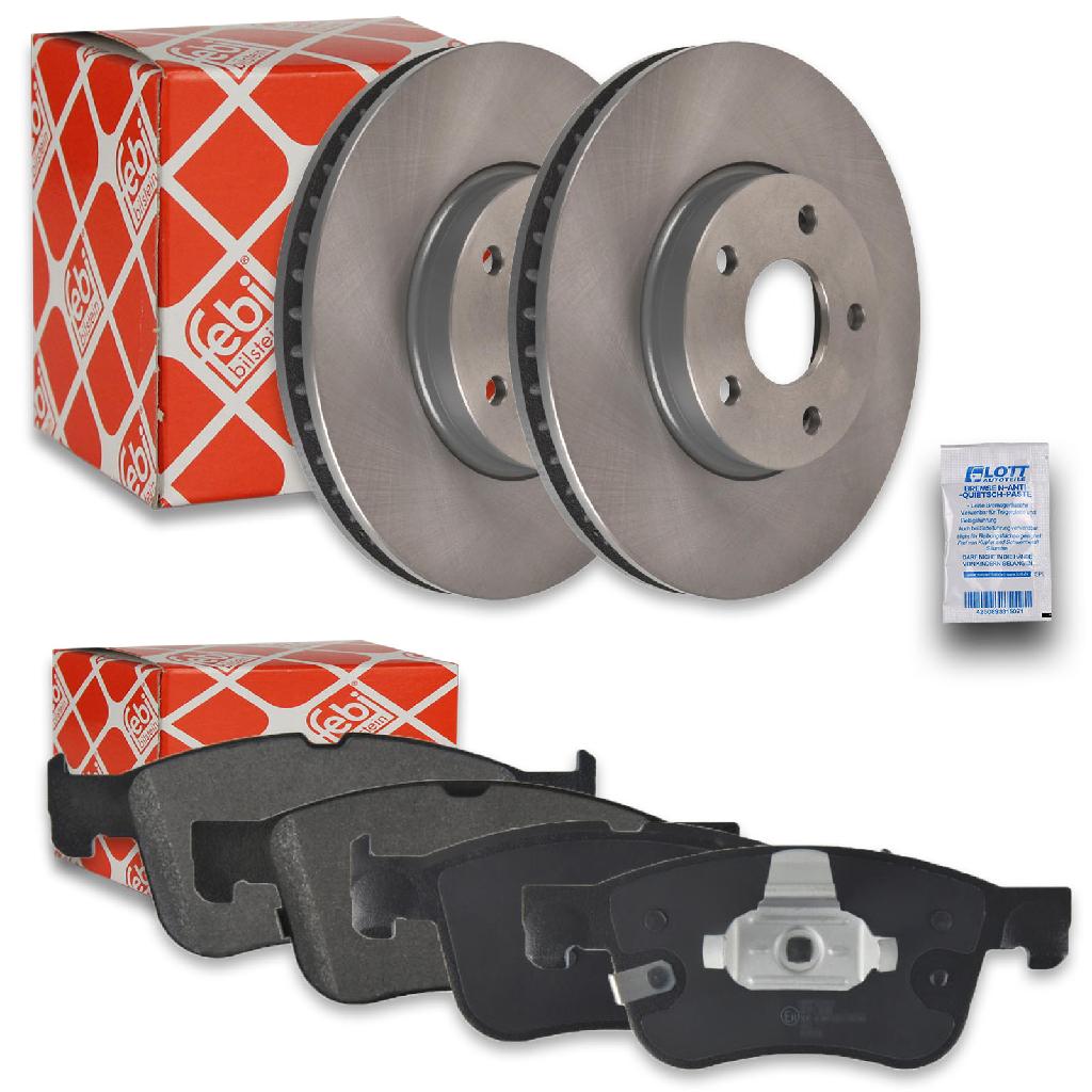 FEBI BILSTEIN Bremsscheibe 108192 + Bremsbelagsatz, Scheibenbremse 172179