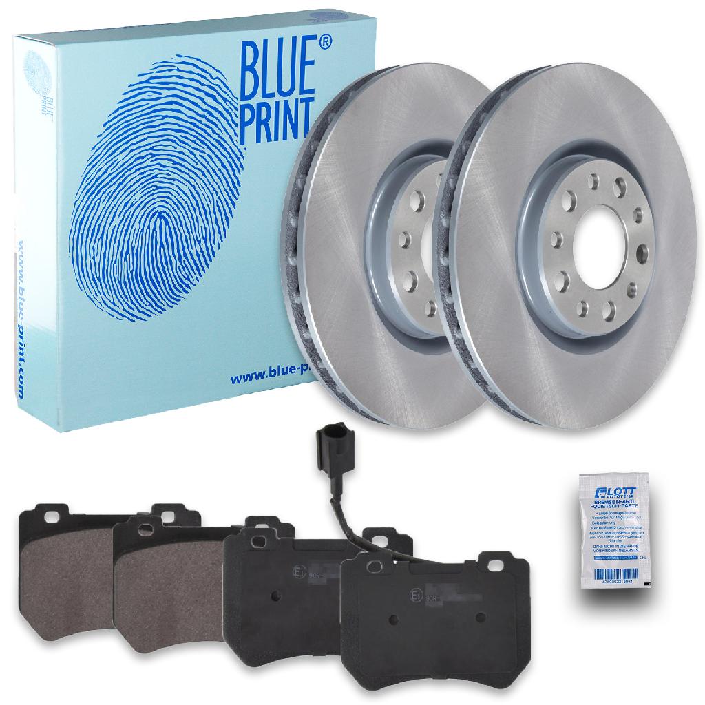 BLUE PRINT Bremsscheibe ADL144325 + Bremsbelagsatz, Scheibenbremse ADL144241