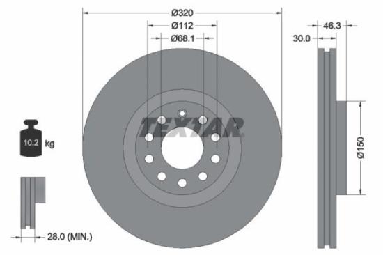 TEXTAR Bremsscheibe 92106705 + Bremsscheibe 92117303 + Bremsbelagsatz, Scheibenbremse 2376201 + Bremsbelagsatz, Scheibenbremse 2355401 Bild TEXTAR Bremsscheibe 92106705 + Bremsscheibe 92117303 + Bremsbelagsatz, Scheibenbremse 2376201 + Bremsbelagsatz, Scheibenbremse 2355401