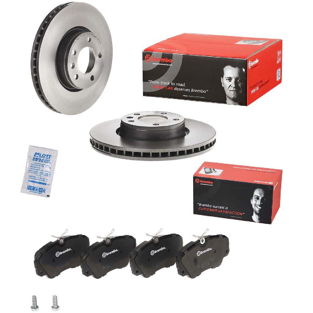 BREMBO Bremsbelagsatz, Scheibenbremse P 59 016 + Bremsscheibe 09.5749.11