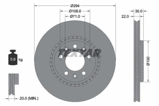 TEXTAR Bremsscheibe 92287203 + Bremsscheibe 92287103 + Bremsbelagsatz, Scheibenbremse 2258801 + Bremsbelagsatz, Scheibenbremse 2259301 Bild TEXTAR Bremsscheibe 92287203 + Bremsscheibe 92287103 + Bremsbelagsatz, Scheibenbremse 2258801 + Bremsbelagsatz, Scheibenbremse 2259301