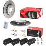 BREMBO Bremsbelagsatz, Scheibenbremse P 85 099 + Bremsscheibe 08.A759.1X