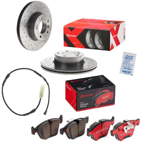 BREMBO Bremsbelagsatz, Scheibenbremse P 06 036X + Bremsscheibe 09.B337.2X + Warnkontakt, Bremsbelagverschleiß A 00 435 Bild BREMBO Bremsbelagsatz, Scheibenbremse P 06 036X + Bremsscheibe 09.B337.2X + Warnkontakt, Bremsbelagverschleiß A 00 435