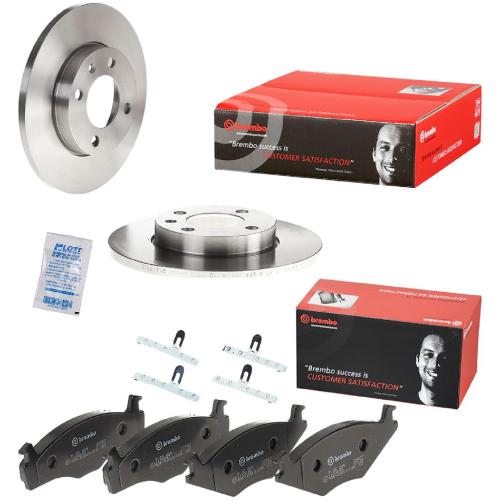 BREMBO Bremsscheibe 08.4177.10 + Bremsbelagsatz, Scheibenbremse P 85 005 Bild BREMBO Bremsscheibe 08.4177.10 + Bremsbelagsatz, Scheibenbremse P 85 005