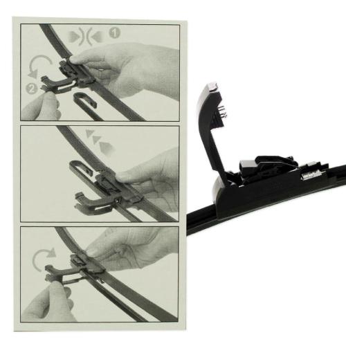 BOSCH Wischblatt 3 397 011 430 + Wischblatt 3 397 118 904 Bild BOSCH Wischblatt 3 397 011 430 + Wischblatt 3 397 118 904