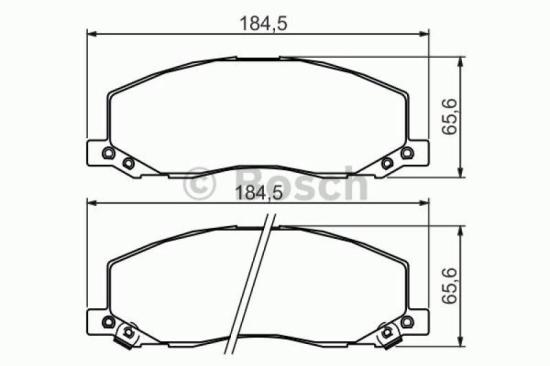 BOSCH Bremsscheibe 0 986 479 545 + Bremsbelagsatz, Scheibenbremse 0 986 494 298 Bild BOSCH Bremsscheibe 0 986 479 545 + Bremsbelagsatz, Scheibenbremse 0 986 494 298