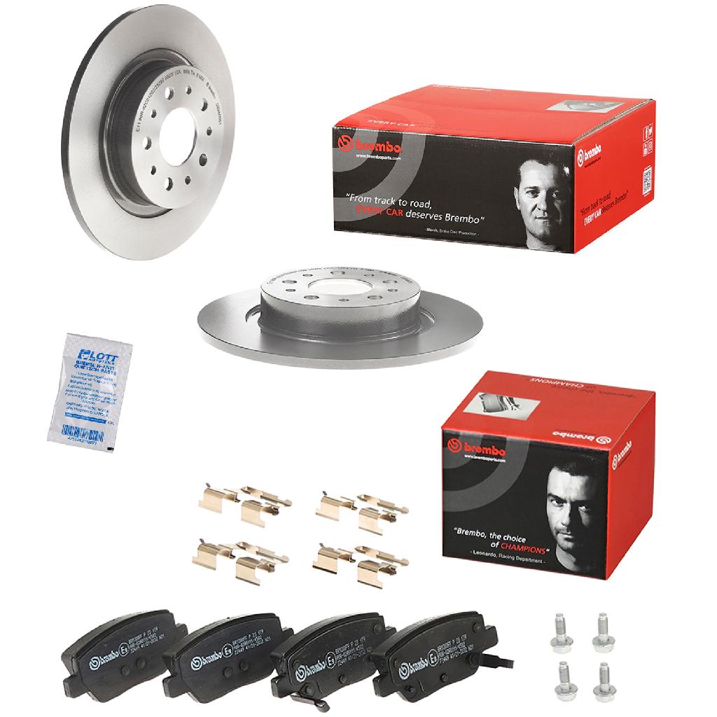 BREMBO Bremsscheibe 08.9460.61 + Bremsbelagsatz, Scheibenbremse P 23 179