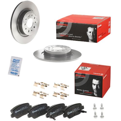 BREMBO Bremsscheibe 08.9460.61 + Bremsbelagsatz, Scheibenbremse P 23 179 Bild BREMBO Bremsscheibe 08.9460.61 + Bremsbelagsatz, Scheibenbremse P 23 179