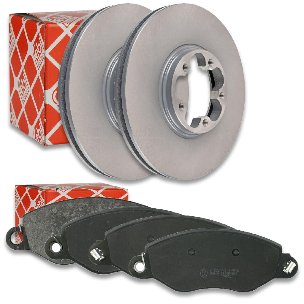 FEBI BILSTEIN Bremsscheibe 19514 + Bremsbelagsatz, Scheibenbremse 16424