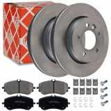 FEBI BILSTEIN Bremsscheibe 174717 + Bremsbelagsatz, Scheibenbremse 16985