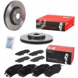 BREMBO Bremsbelagsatz, Scheibenbremse P 78 017 + Bremsscheibe 09.D245.1X