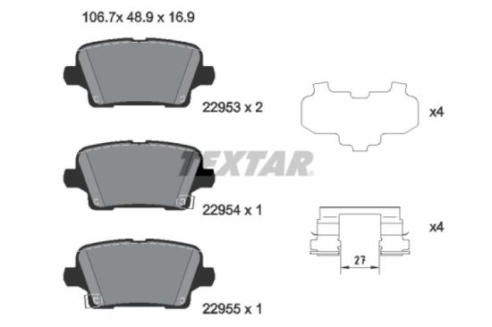 TEXTAR Bremsscheibe 92305603 + Bremsbelagsatz, Scheibenbremse 2295301 Bild TEXTAR Bremsscheibe 92305603 + Bremsbelagsatz, Scheibenbremse 2295301