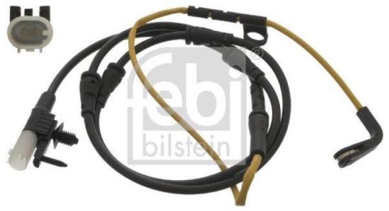 FEBI BILSTEIN Warnkontakt, Bremsbelagverschleiß 47373 + Bremsbelagsatz, Scheibenbremse 116124 + Bremsscheibe 43930 Bild FEBI BILSTEIN Warnkontakt, Bremsbelagverschleiß 47373 + Bremsbelagsatz, Scheibenbremse 116124 + Bremsscheibe 43930