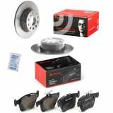 BREMBO Bremsbelagsatz, Scheibenbremse P 85 125 + Bremsscheibe 08.D425.11