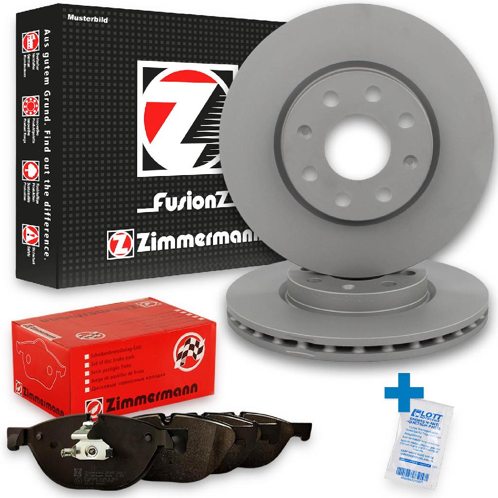 ZIMMERMANN Bremsscheibe 150.3483.32 + Bremsbelagsatz, Scheibenbremse 24688.200.1