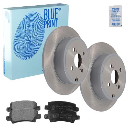 BLUE PRINT Bremsscheibe ADT343169 + Bremsbelagsatz, Scheibenbremse ADT342131 Bild BLUE PRINT Bremsscheibe ADT343169 + Bremsbelagsatz, Scheibenbremse ADT342131