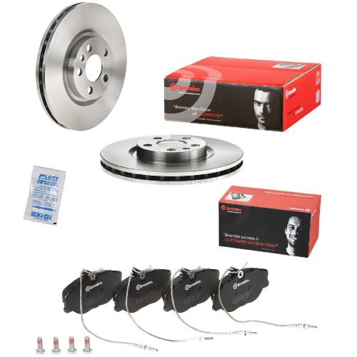 BREMBO Bremsscheibe 09.5180.24 + Bremsbelagsatz, Scheibenbremse P 23 061 Bild BREMBO Bremsscheibe 09.5180.24 + Bremsbelagsatz, Scheibenbremse P 23 061