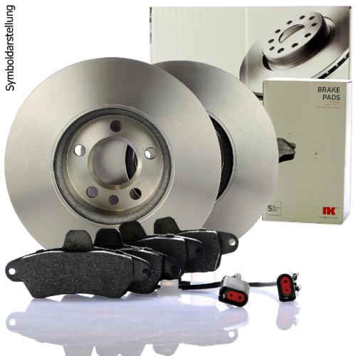 NK Bremsbelagsatz, Scheibenbremse 222520 + Bremsscheibe 202535 Bild NK Bremsbelagsatz, Scheibenbremse 222520 + Bremsscheibe 202535