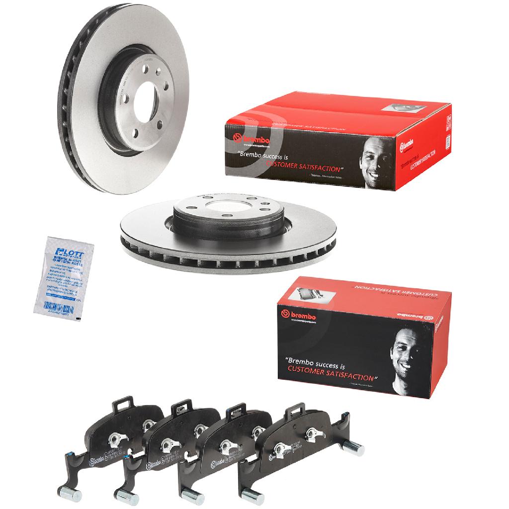 BREMBO Bremsscheibe 09.D058.11 + Bremsbelagsatz, Scheibenbremse P 85 164