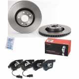 BREMBO Bremsbelagsatz, Scheibenbremse P 85 097 + Bremsscheibe 09.9534.11