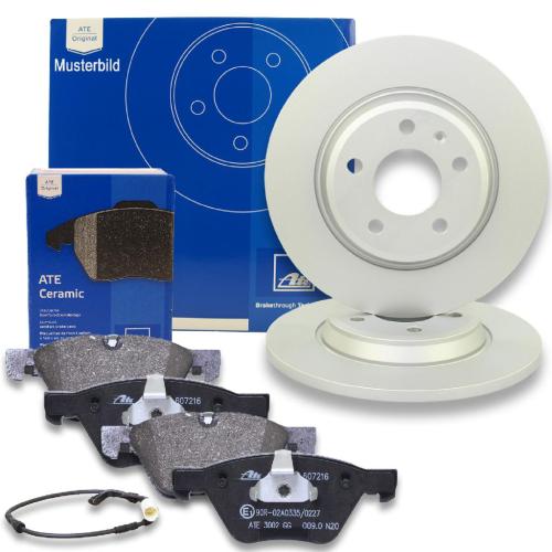 ATE Bremsscheibe 24.0125-0184.1 + Bremsscheibe 24.0112-0178.1 + Bremsbelagsatz, Scheibenbremse 13.0470-2747.2 + Bremsbelagsatz, Scheibenbremse 13.0470-7256.2 Bild ATE Bremsscheibe 24.0125-0184.1 + Bremsscheibe 24.0112-0178.1 + Bremsbelagsatz, Scheibenbremse 13.0470-2747.2 + Bremsbelagsatz, Scheibenbremse 13.0470-7256.2