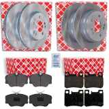 FEBI BILSTEIN Bremsbelagsatz, Scheibenbremse 16193 + Bremsscheibe 08138 + Bremsbelagsatz, Scheibenbremse 16737 + Bremsscheibe 05230