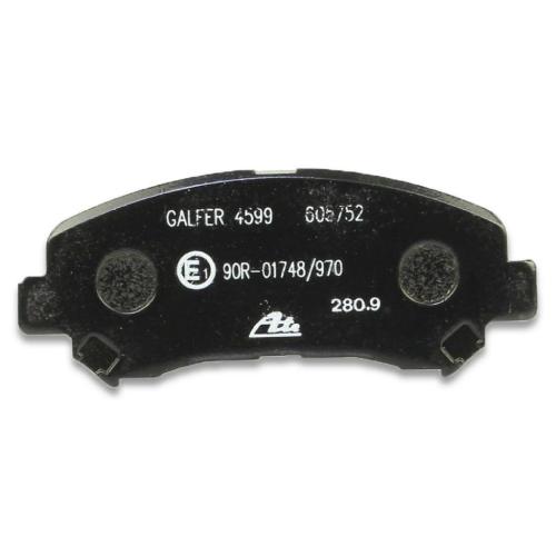 ATE Bremsbelagsatz, Scheibenbremse 13.0460-5752.2 + Bremsscheibe 24.0126-0154.1 Bild ATE Bremsbelagsatz, Scheibenbremse 13.0460-5752.2 + Bremsscheibe 24.0126-0154.1